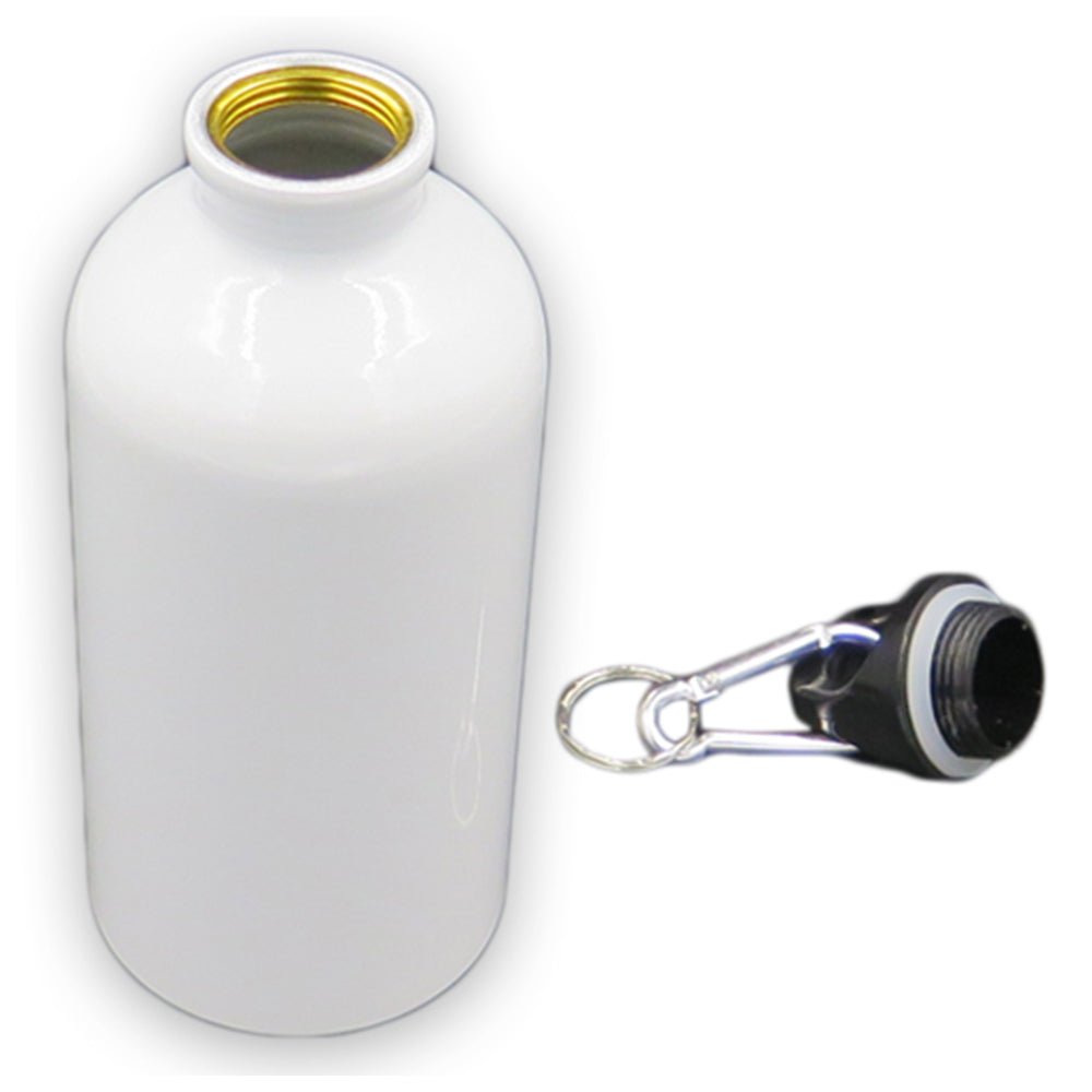 Bidon sport alb 500ml sublimabil SI5-01 - Green Print