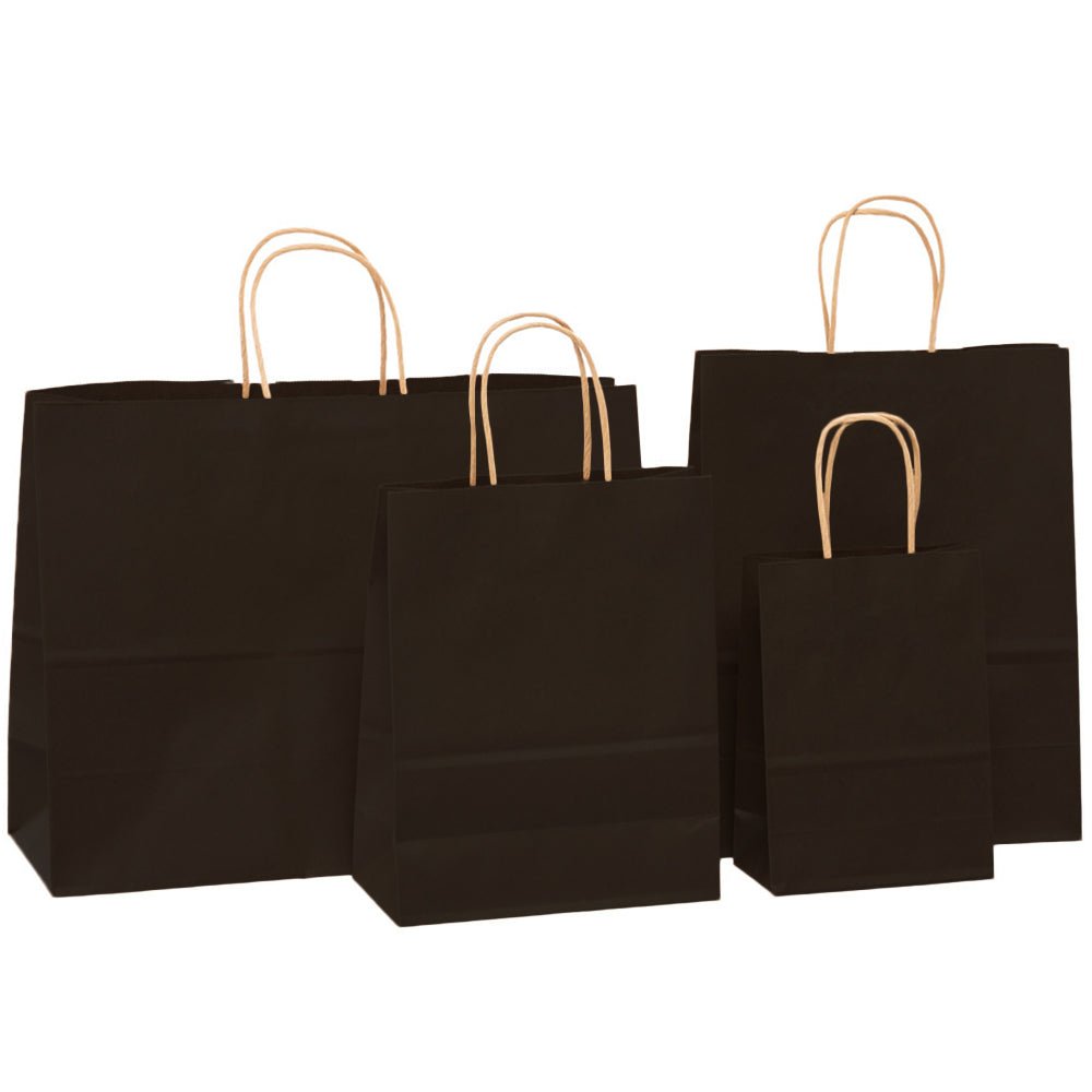 Sacosa kraft neagra 32x40 BO7540S102 - Green Print
