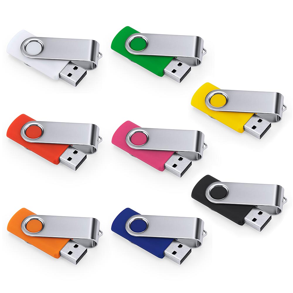 Stick USB 32GB cu carcasa metalica US4186G3201 - Green Print