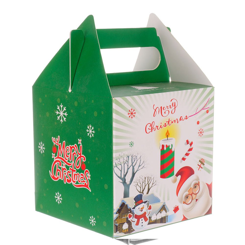 Cutie cani 3D Craciun verde+alb B7164017 - Green Print