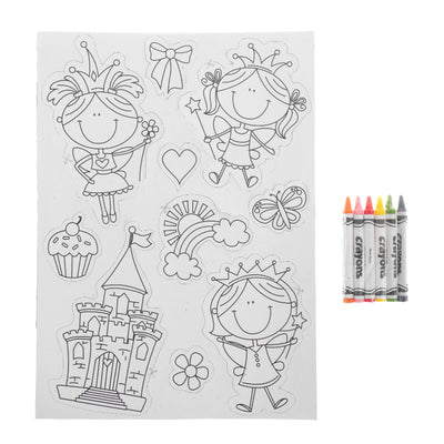 Set magneti de frigider de colorat - Printesa in castel DY456434 - Green Print