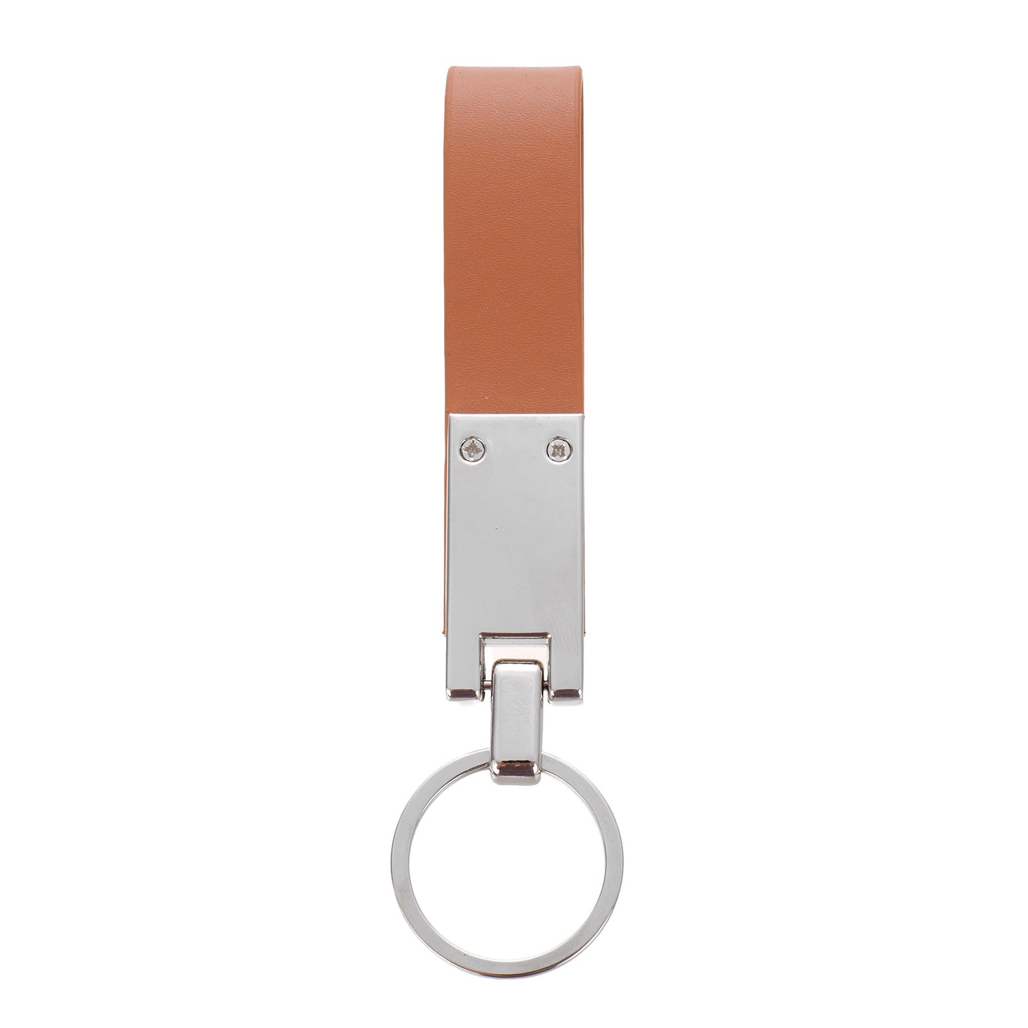 Breloc din piele si metal KeyLux BR478914 - Green Print