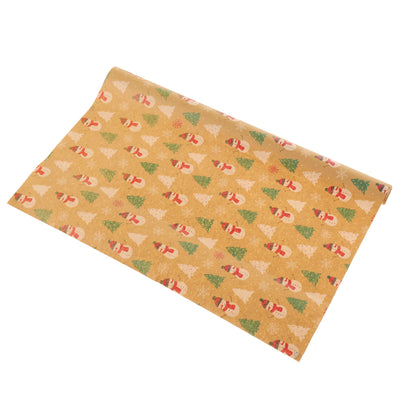 Hartie impachetat cadouri la rola 200x50 - Craciun HA456105 - Green Print