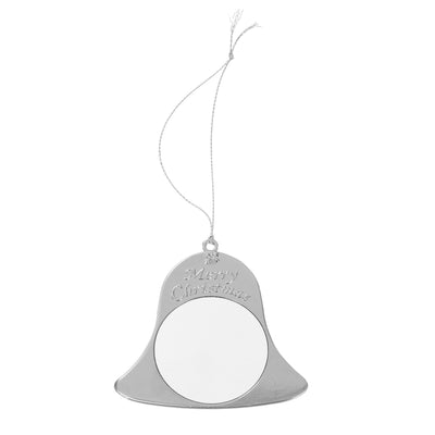 Ornament metalic de brad CLOPOTEL - sublimabil GM103677 - Green Print
