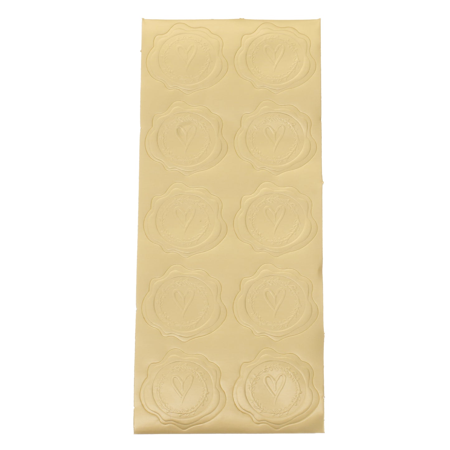 Stickere tip sigiliu de scrisoare - set 50 STK2121 - Green Print