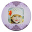 Magnet rotund - dantela insertie foto MG4 - Green Print