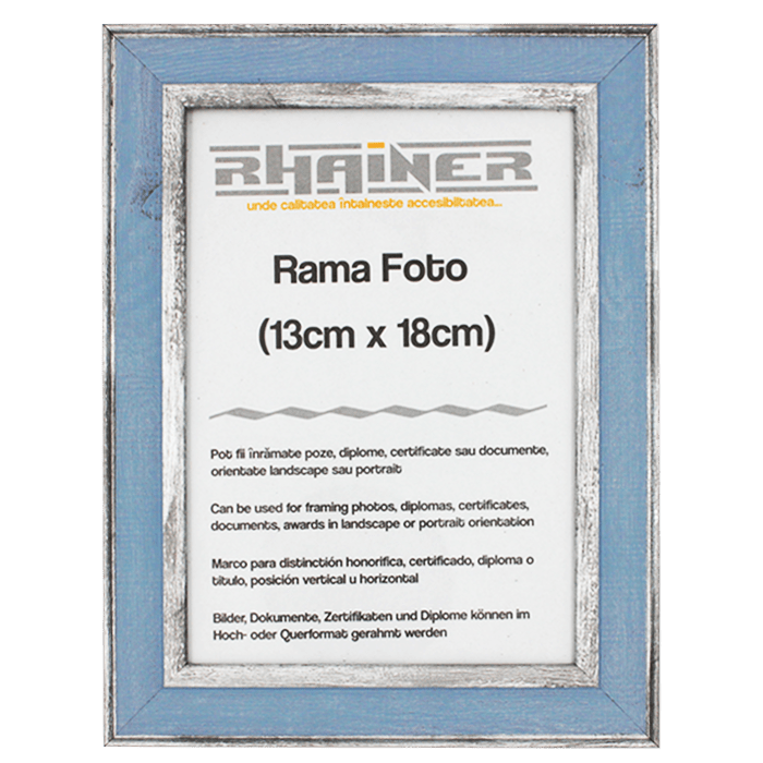 Rama foto Alicante albastru+argintiu 13x18 FP0171318 - Green Print