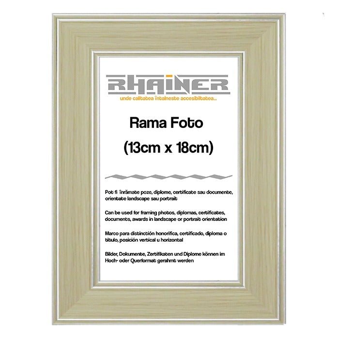 Rama foto Malaga crem+argintiu 13x18 FP011011318 - Green Print