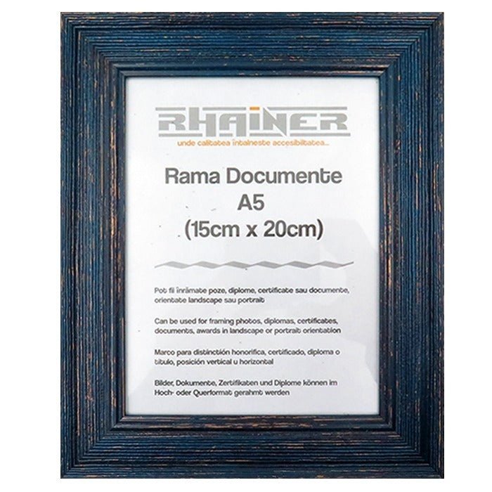 Rama foto Bilbao albastru inchis A5 FP01016A5 - Green Print