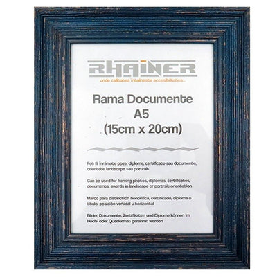 Rama foto Bilbao albastru inchis A5 FP01016A5 - Green Print
