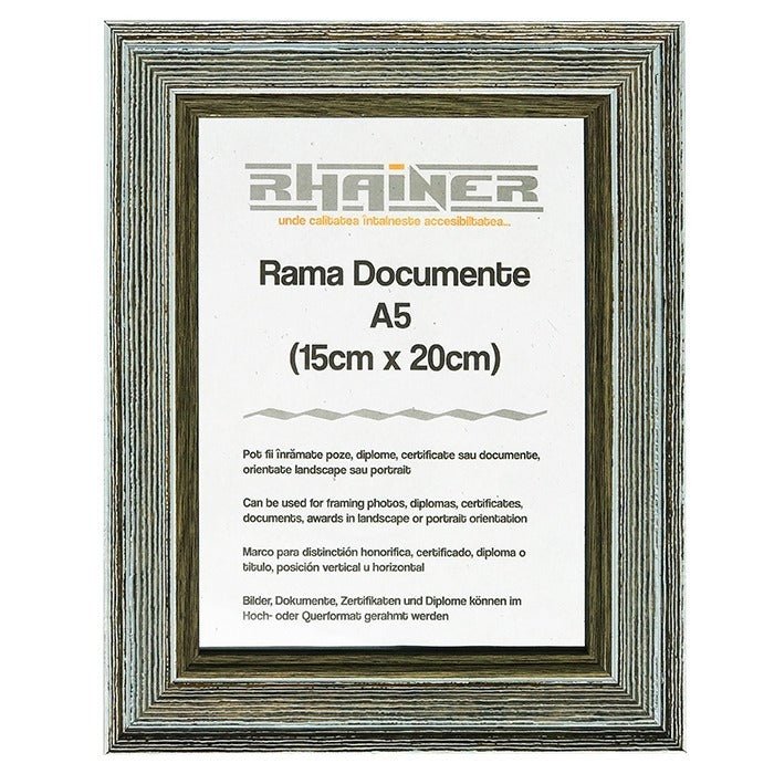 Rama foto Bilbao albastru deschis A5 FP01015A5 - Green Print