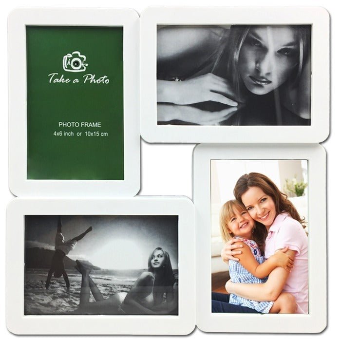 Rama foto colaj 4 poze J1604 - Green Print