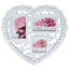 Rama foto colaj Heart 3 poze A188 - Green Print