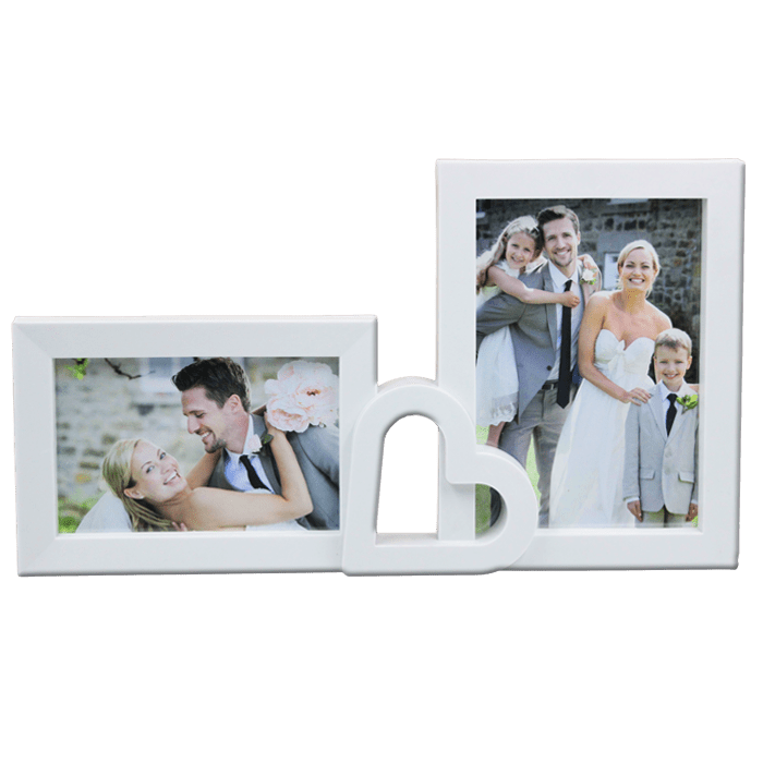 Rama foto colaj Inima 2 poze B151 - Green Print