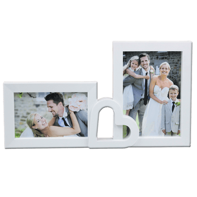 Rama foto colaj Inima 2 poze B151 - Green Print