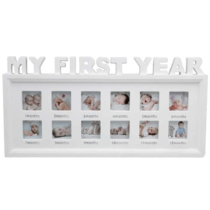 Rama foto colaj My First Year 12 poze AM1621 - Green Print