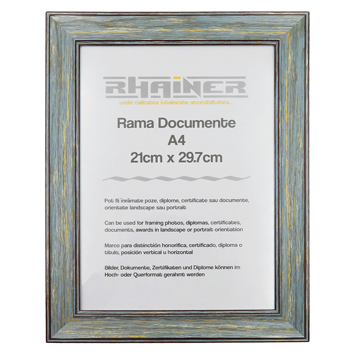 Rama foto Malaga verde+visiniu A4 FP01117A4 - Green Print