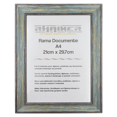 Rama foto Malaga verde+visiniu A4 FP01117A4 - Green Print