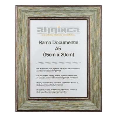 Rama foto Malaga verde+visiniu A5 FP01117A5 - Green Print