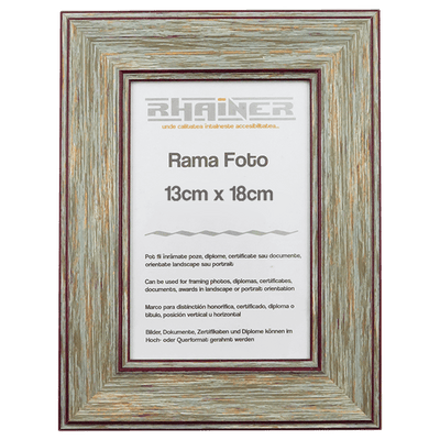 Rama foto Malaga verde+visiniu 13x18 FP011171318 - Green Print