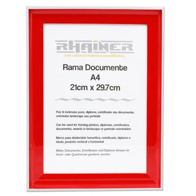Rama foto Almeria rosu A4 FALMA4 - Green Print