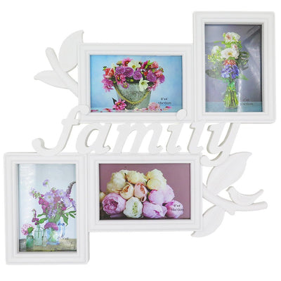 Rama foto colaj Family 4 poze HS166 - Green Print