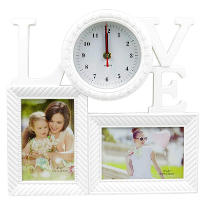 Rama foto ceas LOVE 2 poze GK5A - Green Print