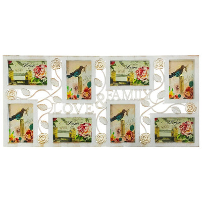 Rama foto colaj Love&Family 8 poze PY3318 - Green Print