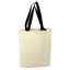 Geanta canvas TOTE maner negru sublimabila GC19 - Green Print