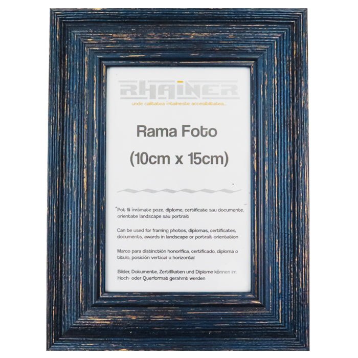 Rama foto Bilbao albastru inchis 10x15 FP010161015 - Green Print