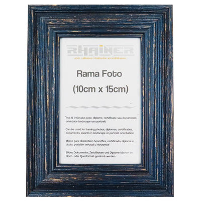 Rama foto Bilbao albastru inchis 10x15 FP010161015 - Green Print