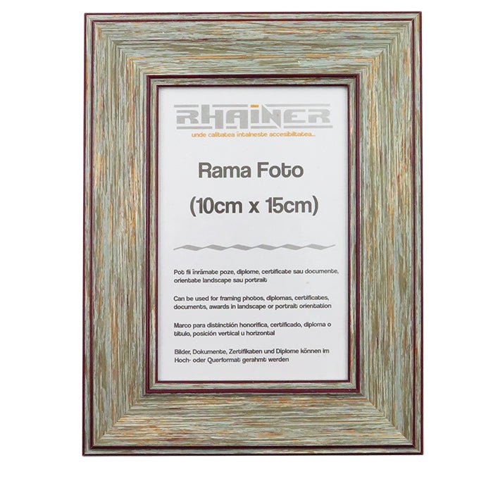 Rama foto Malaga verde+visiniu 10x15 FP011171015 - Green Print