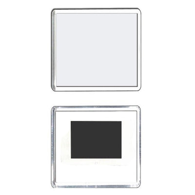 Magnet plastic insertie foto 6,5x6,5 - set 50 buc MG66 - Green Print