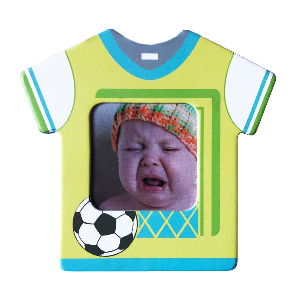 Magnet tricou verde - albastru insertie foto MG19 - Green Print