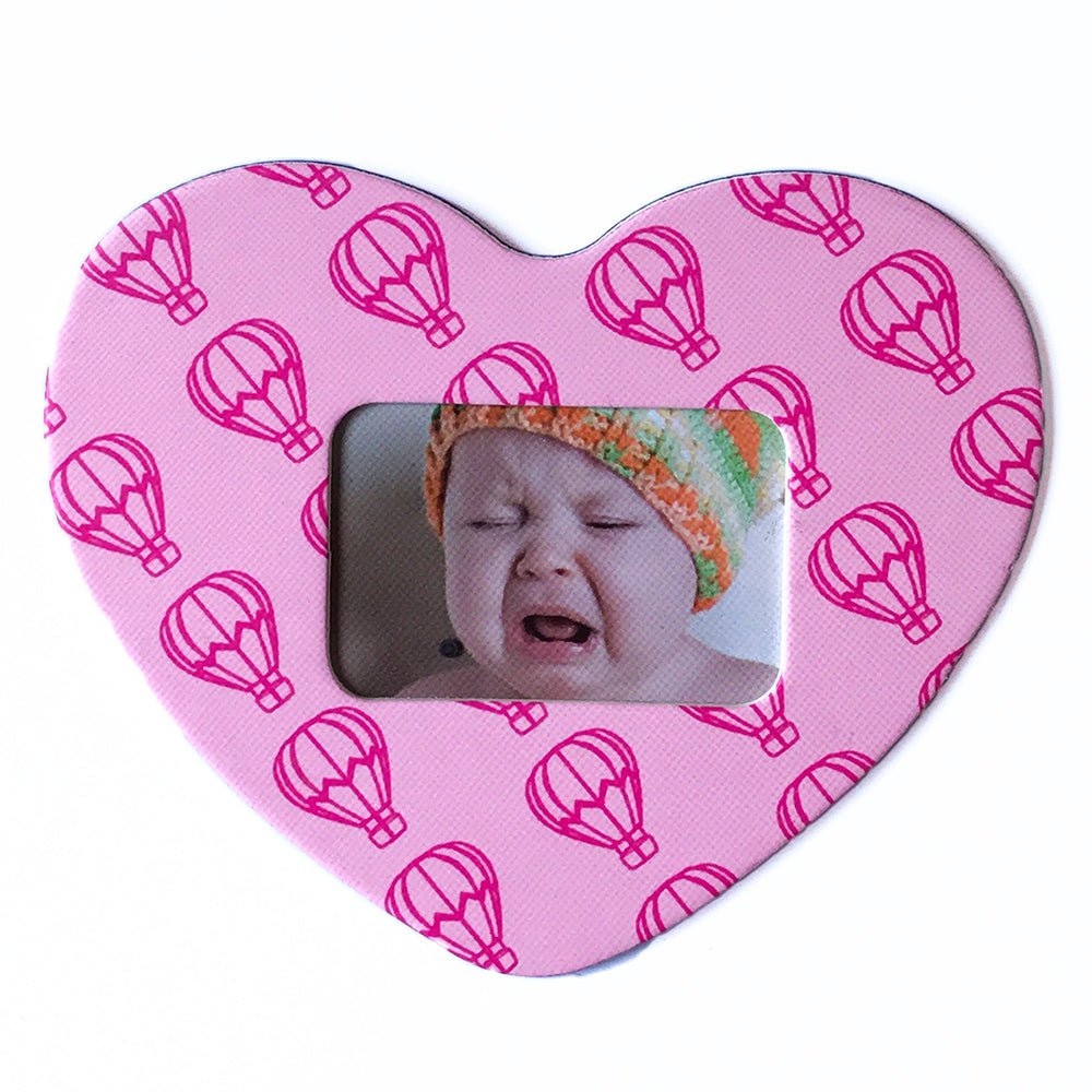 Magnet inima baloane insertie foto MG12 - Green Print