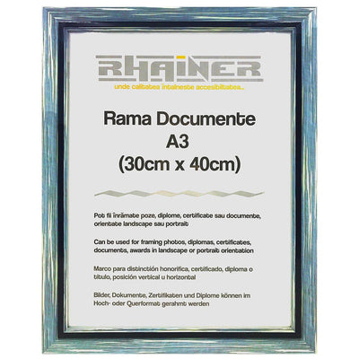Rama foto Tenerife albastru+negru A3 FP08515A3 - Green Print