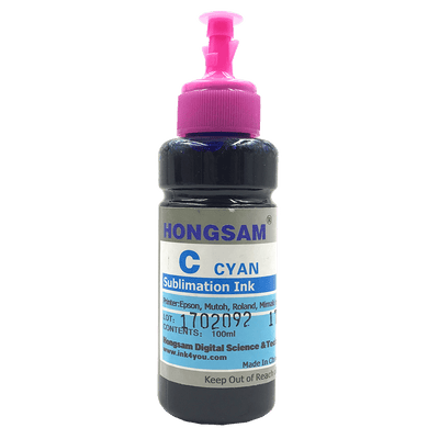 Cerneala sublimare PREMIUM HONGSAM Cyan VH-24 - Green Print