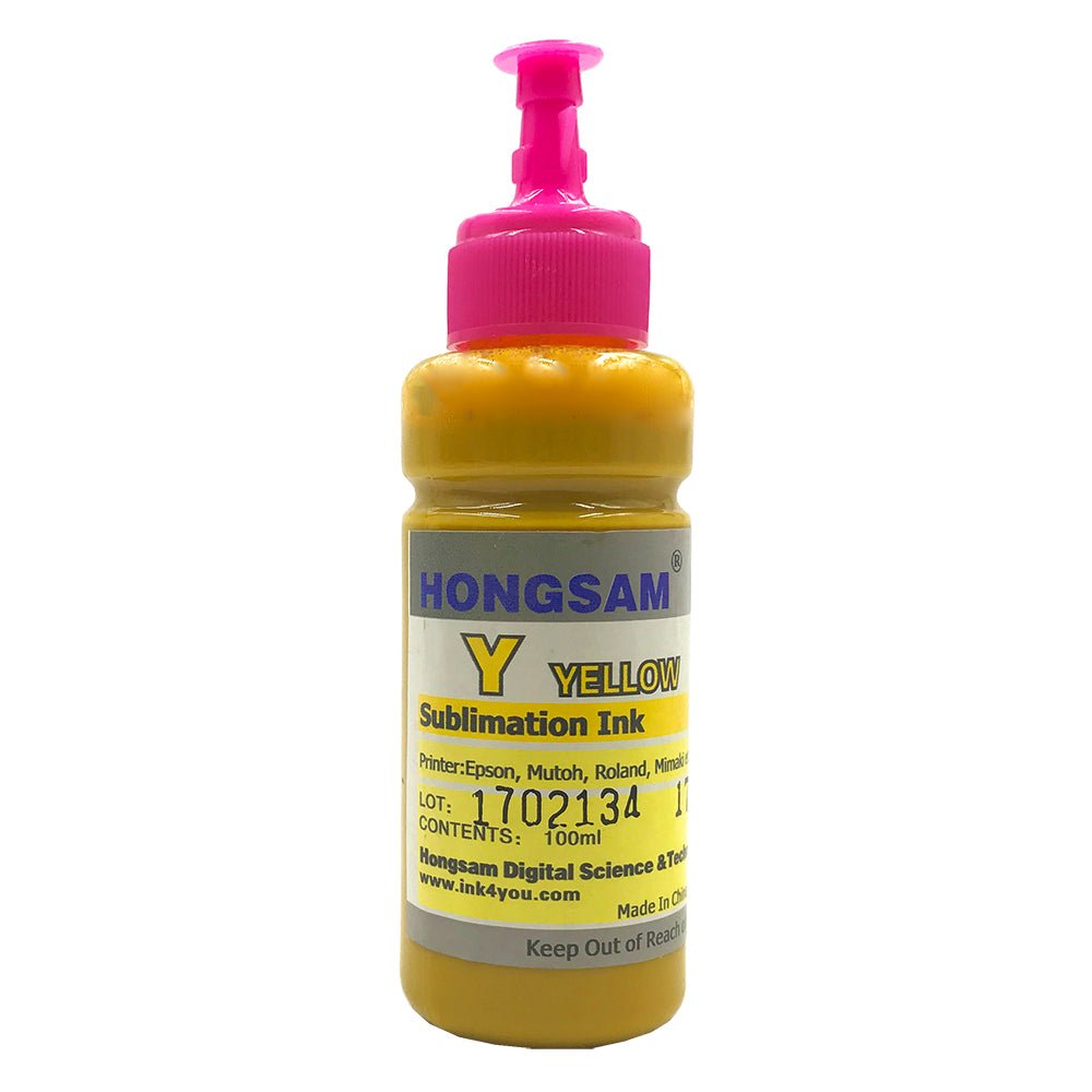 Cerneala sublimare PREMIUM HONGSAM Yellow VH-20 - Green Print