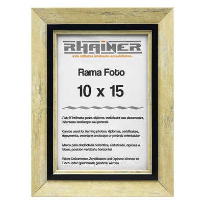 Rama foto Tenerife crem+negru 10x15 FP085011015 - Green Print