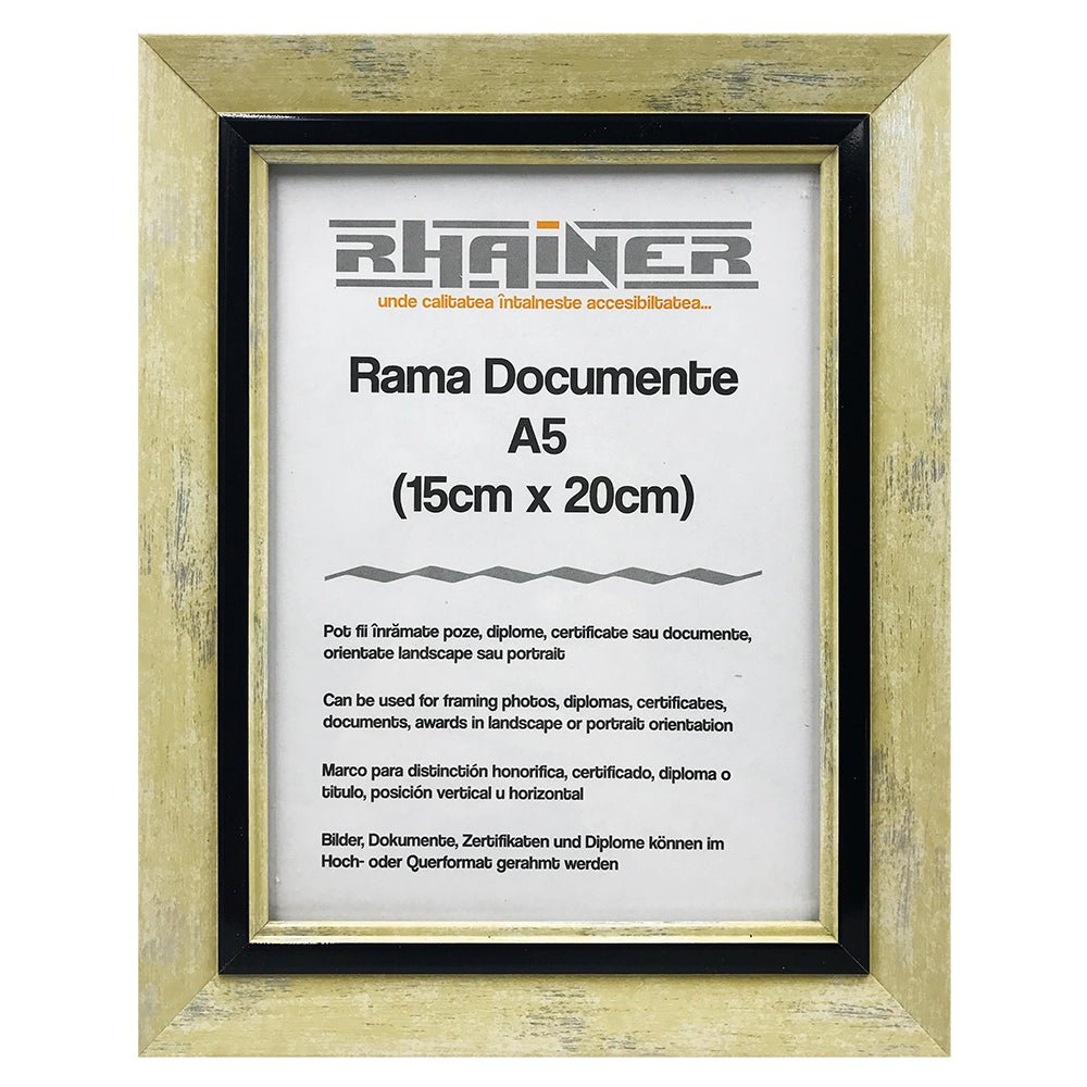 Rama foto Tenerife crem+negru A5 FP08501A5 - Green Print