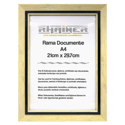 Rama foto Tenerife crem+negru A4 FP08501A4 - Green Print