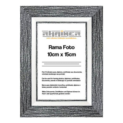 Rama foto Tenerife negru+alb 10x15 FP085191015 - Green Print