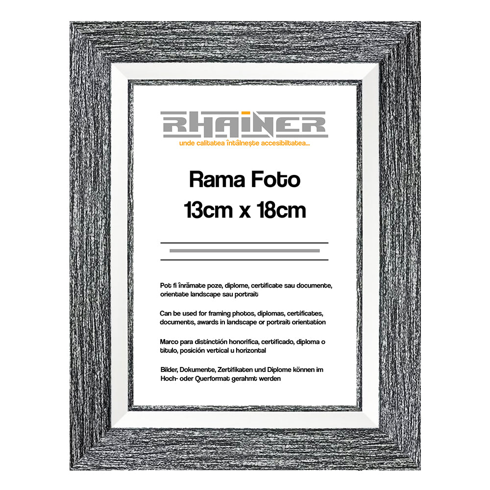 Rama foto Tenerife negru+alb 13x18 FP085191318 - Green Print
