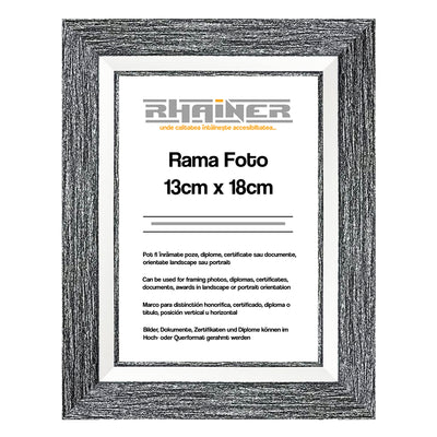 Rama foto Tenerife negru+alb 13x18 FP085191318 - Green Print
