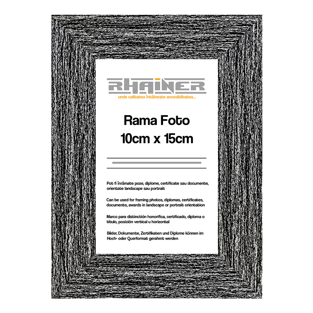 Rama foto Leon negru 10x15 FP086191015 - Green Print