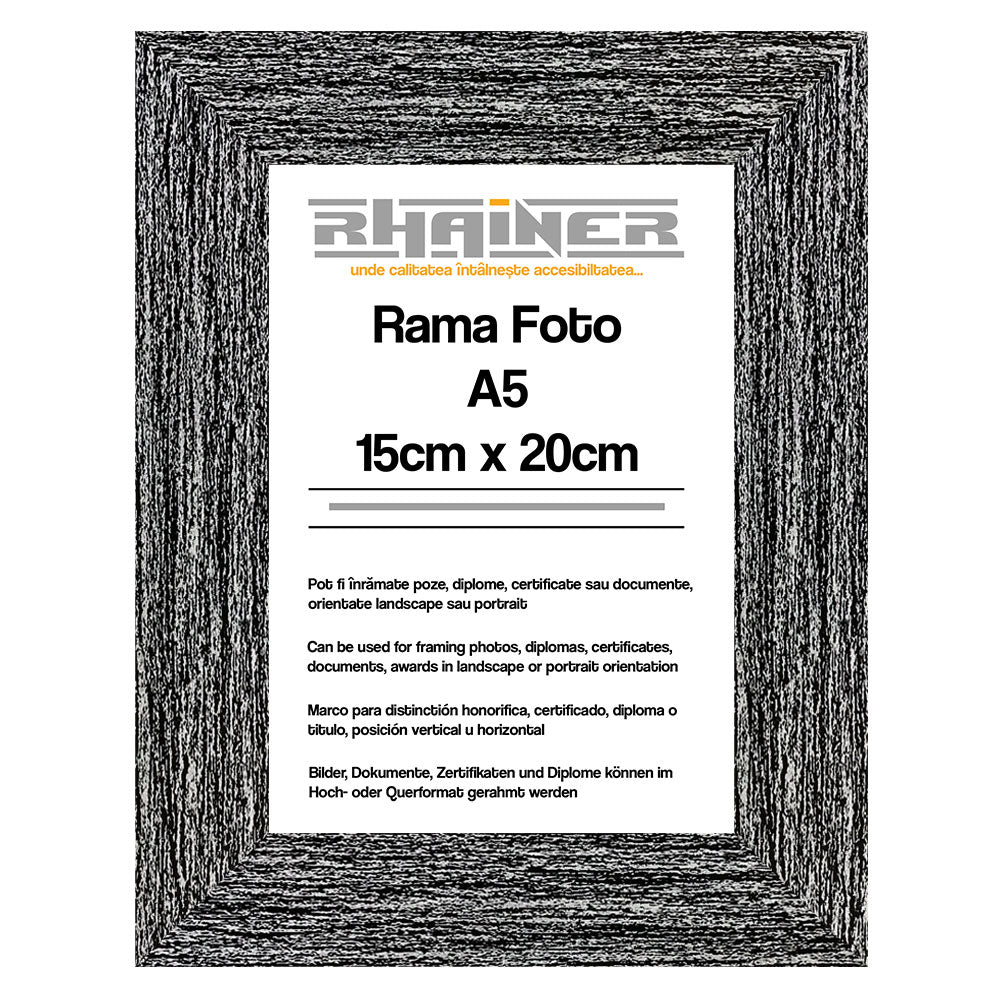 Rama foto Leon negru A5 FP08619A5 - Green Print