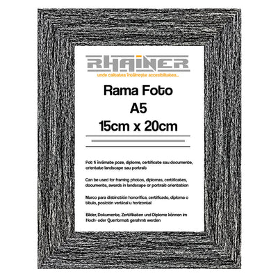 Rama foto Leon negru A5 FP08619A5 - Green Print