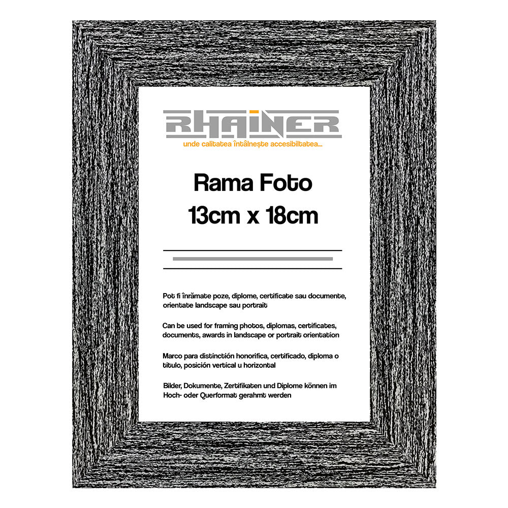 Rama foto Leon negru 13x18 FP086191318 - Green Print