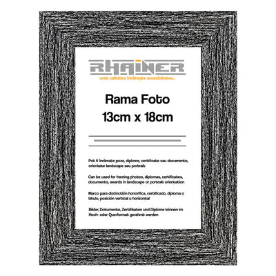 Rama foto Leon negru 13x18 FP086191318 - Green Print