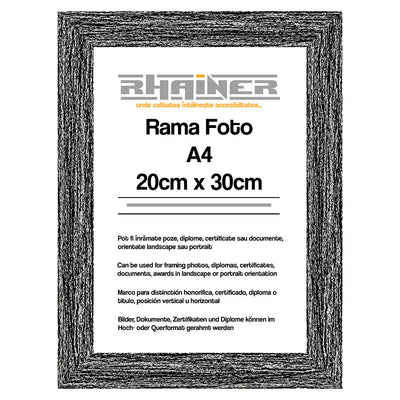 Rama foto Leon negru A4 FP08619A4 - Green Print